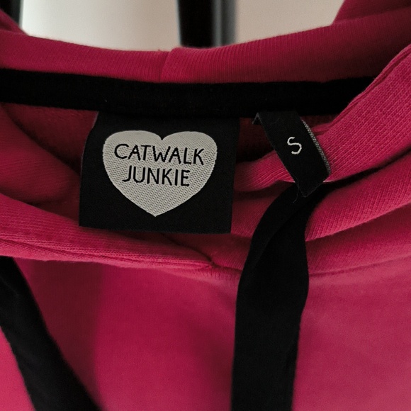 Red Hooded Oversized Dress - Picture 2 of 4